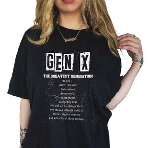 Gen X 40th Birthday Tee – Retro Generation Graphic Shirt